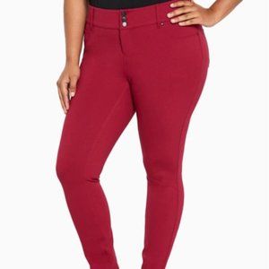 Torrid Beet Red All-Nighter Ponte Jegging - 16